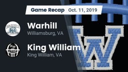 Recap: Warhill  vs. King William  2019