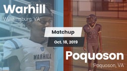 Matchup: Warhill  vs. Poquoson  2019