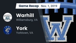Recap: Warhill  vs. York  2019