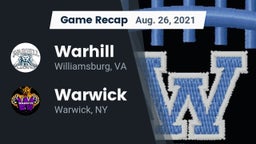 Recap: Warhill  vs. Warwick  2021
