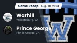 Recap: Warhill  vs. Prince George  2023