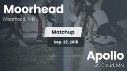 Matchup: Moorhead  vs. Apollo  2016