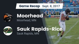 Recap: Moorhead  vs. Sauk Rapids-Rice  2017
