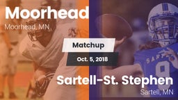 Matchup: Moorhead  vs. Sartell-St. Stephen  2018