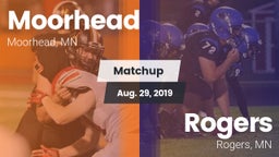 Matchup: Moorhead  vs. Rogers  2019