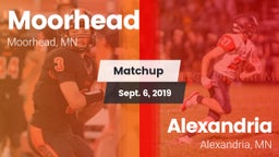 Matchup: Moorhead  vs. Alexandria  2019
