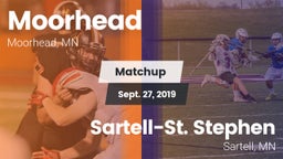 Matchup: Moorhead  vs. Sartell-St. Stephen  2019