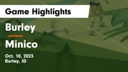 Burley  vs Minico Game Highlights - Oct. 10, 2023