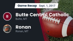 Recap: Butte Central Catholic  vs. Ronan  2017