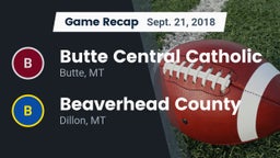 Recap: Butte Central Catholic  vs. Beaverhead County  2018