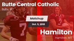 Matchup: Butte Central vs. Hamilton  2018