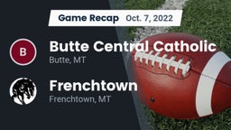 Recap: Butte Central Catholic  vs. Frenchtown  2022