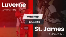 Matchup: Luverne  vs. St. James  2016