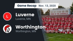 Recap: Luverne  vs. Worthington  2020