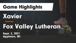 Xavier  vs Fox Valley Lutheran  Game Highlights - Sept. 2, 2021