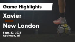 Xavier  vs New London  Game Highlights - Sept. 22, 2022