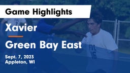Xavier  vs Green Bay East  Game Highlights - Sept. 7, 2023
