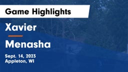 Xavier  vs Menasha  Game Highlights - Sept. 14, 2023