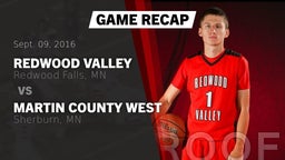 Recap: Redwood Valley  vs. Martin County West  2016