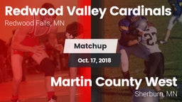 Matchup: Redwood Valley vs. Martin County West  2018