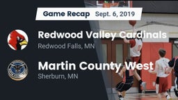 Recap: Redwood Valley Cardinals vs. Martin County West  2019