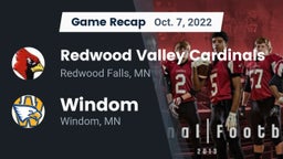 Recap: Redwood Valley Cardinals vs. Windom  2022