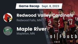 Recap: Redwood Valley Cardinals vs. Maple River  2023