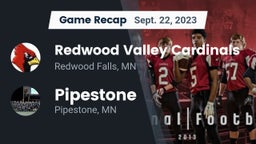 Recap: Redwood Valley Cardinals vs. Pipestone  2023