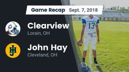 Recap: Clearview  vs. John Hay  2018