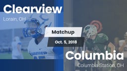 Matchup: CHS  vs. Columbia  2018