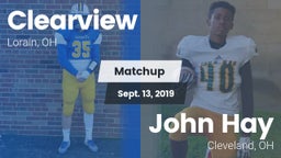 Matchup: CHS  vs. John Hay  2019