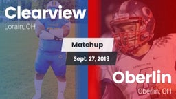 Matchup: CHS  vs. Oberlin  2019