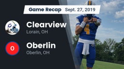 Recap: Clearview  vs. Oberlin  2019