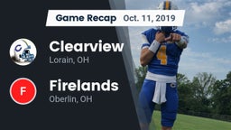Recap: Clearview  vs. Firelands  2019
