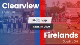 Matchup: CHS  vs. Firelands  2020