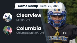 Recap: Clearview  vs. Columbia  2020
