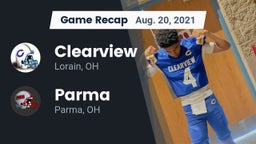 Recap: Clearview  vs. Parma  2021