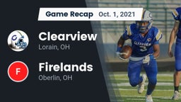 Recap: Clearview  vs. Firelands  2021