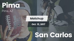 Matchup: Pima  vs. San Carlos 2017