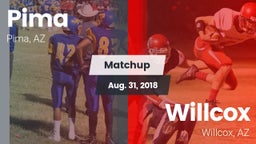 Matchup: Pima  vs. Willcox  2018