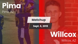 Matchup: Pima  vs. Willcox  2019