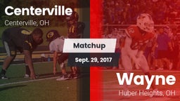 Matchup: Centerville vs. Wayne  2017