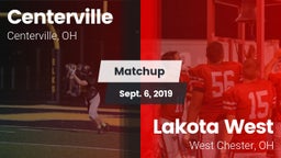 Matchup: Centerville vs. Lakota West  2019