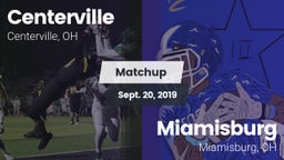 Matchup: Centerville vs. Miamisburg  2019