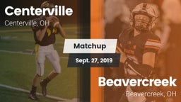 Matchup: Centerville vs. Beavercreek  2019