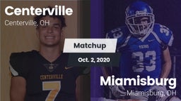 Matchup: Centerville vs. Miamisburg  2020