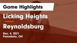 Licking Heights  vs Reynoldsburg  Game Highlights - Dec. 4, 2021