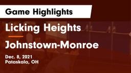 Licking Heights  vs Johnstown-Monroe  Game Highlights - Dec. 8, 2021