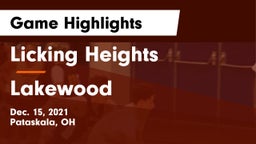 Licking Heights  vs Lakewood  Game Highlights - Dec. 15, 2021