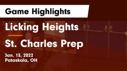 Licking Heights  vs St. Charles Prep Game Highlights - Jan. 13, 2022